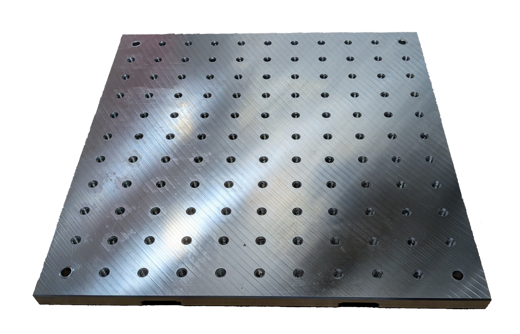 M6 - Fixture/Optical Plate Aluminium - 285mm x 285mm x 12mm - 25mm hole spacing