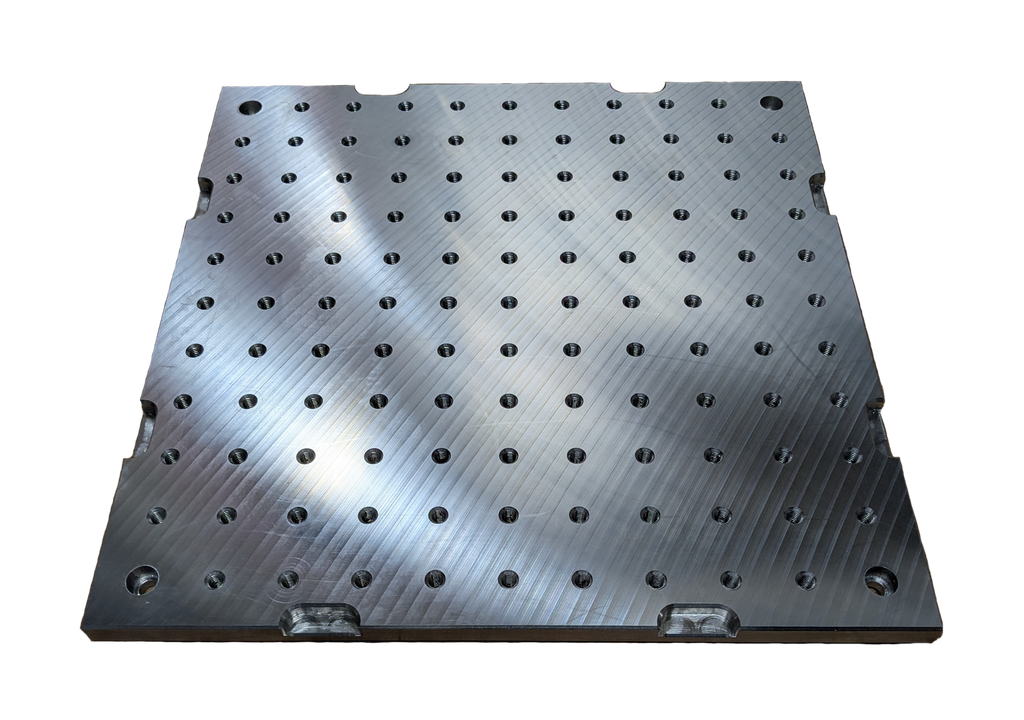 M6 - Fixture/Optical Plate Aluminium - 285mm x 285mm x 12mm - 25mm hole spacing