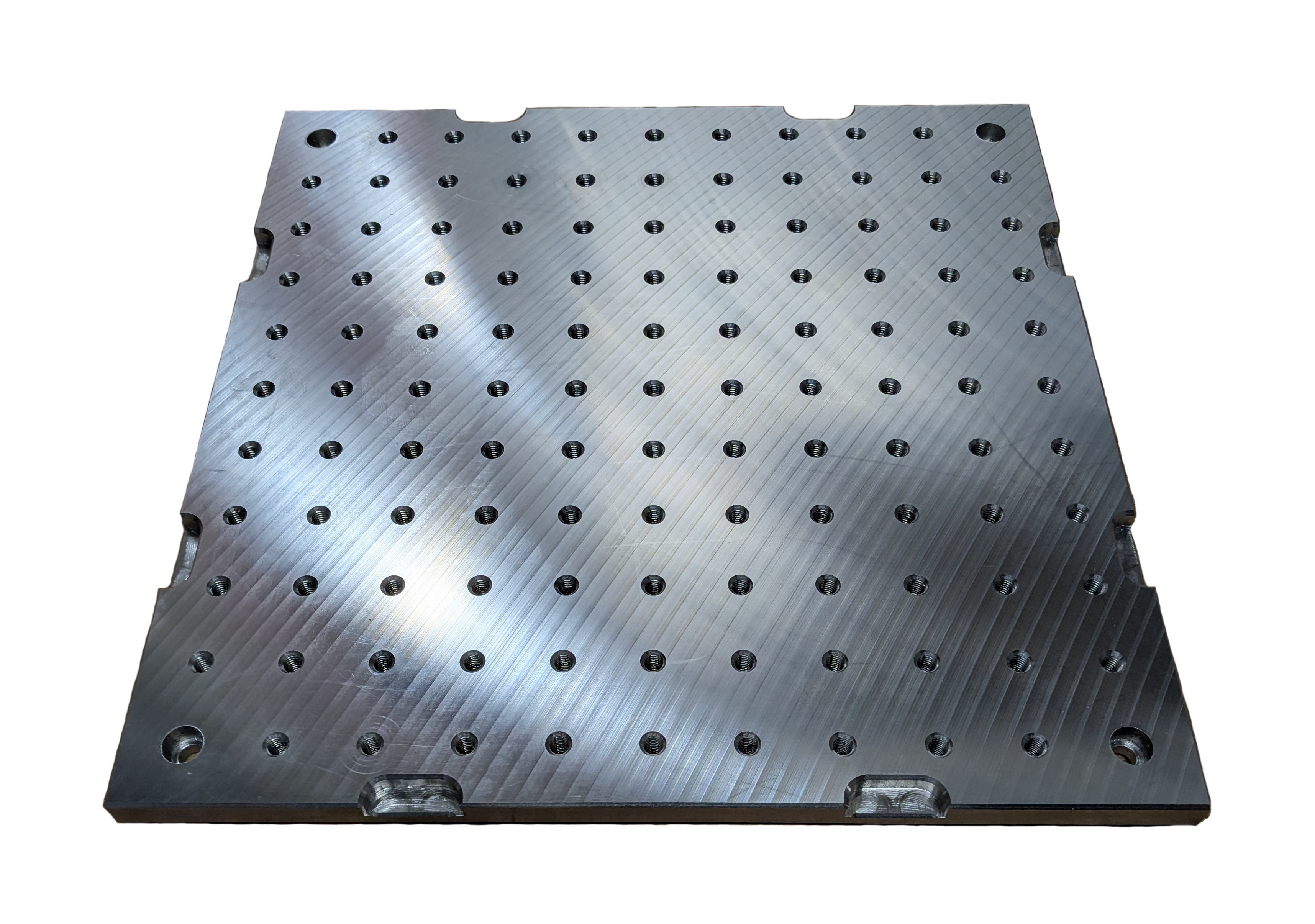 M6 - Fixture/Optical Plate Aluminium - 285mm x 285mm x 12mm - 25mm hole spacing
